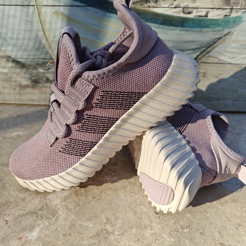 Adidas Kaptir Flow Laufschuhe Damen 6 Lila Mesh Schnürschuhe Sneaker IE3605 - Bild 1 von 12