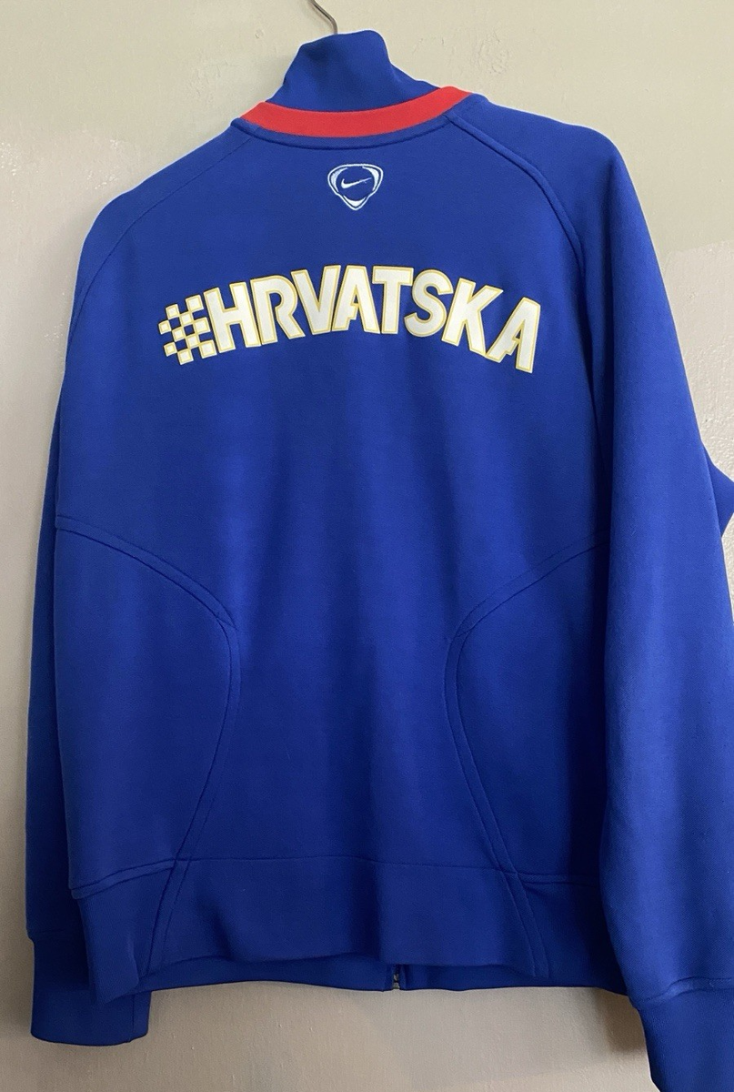NIKE Croatia #HRVATSKA Football Jacket World Cup Soccer Track