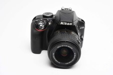 Nikon D3300 DSLR w/18-55mm zoom Batt, charger, strap, Only 15,380 Acts
