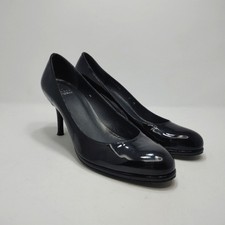 Stuart Weitzman Platswoon Patent Leather Pump Heels Round Toe Vintage Y2K 7