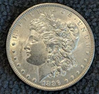 1896 P Morgan Silver Dollar  ~ AU ~