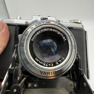 vintage Zeiss Ikon Nettar 517/16 Folding Camera 75mm 1:4.5Novar