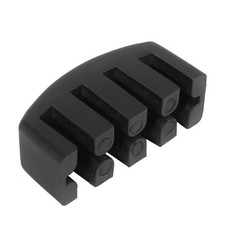 Cello Mute, Rubber Practice Black Set of 1