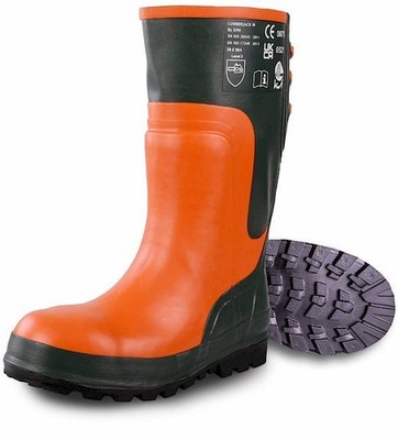 Hase Forststiefel Lumberjack Gummistiefel Naturkautschuk Schnittschutz Gr 39-48
