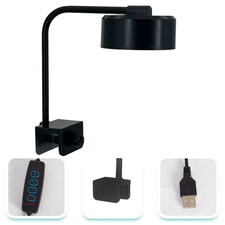 3 Color Modes Mini Clip-On Aquarium Lamp 90 Degree Bend Energy Saving LED Aquari