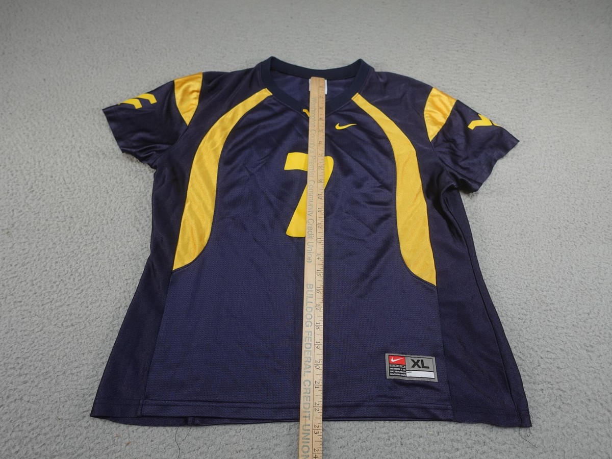 Vintage West Virginia Mountaineers Jersey Youth XL Blue NCAA