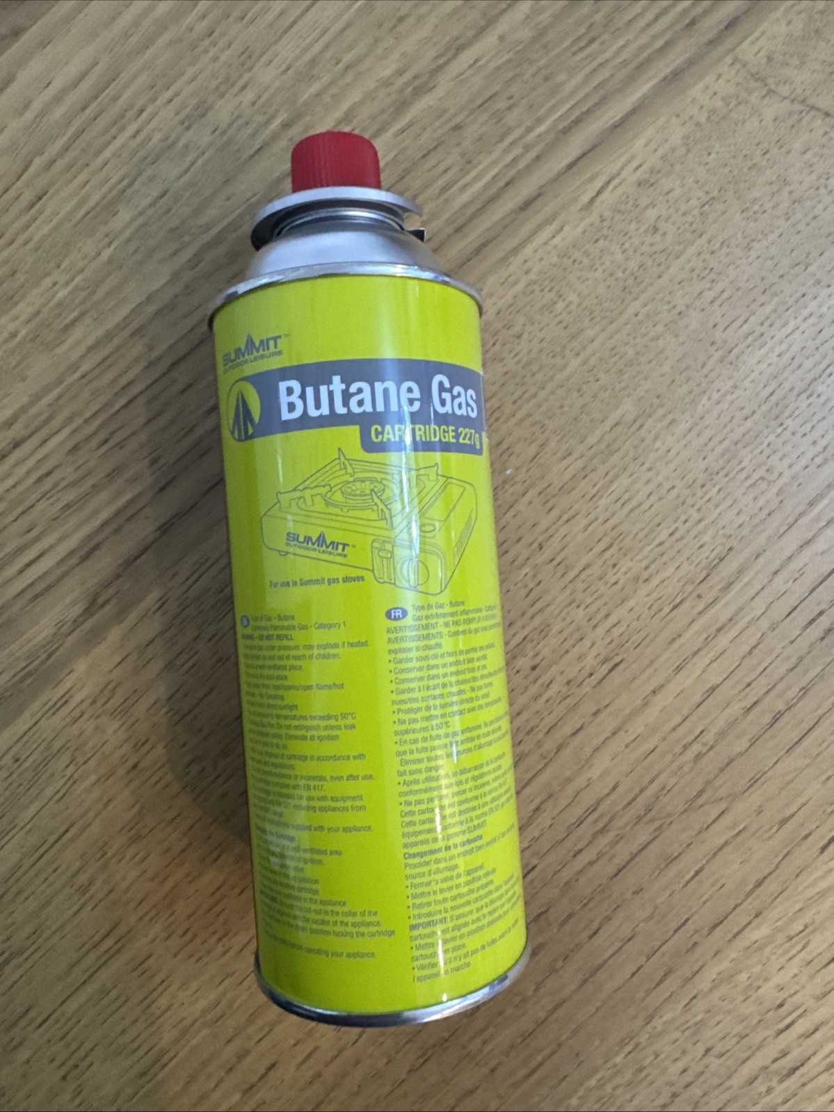 Butane Gas Cartridge for Portable Camping Stove 227g Box Of 6