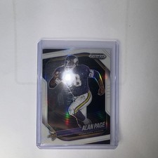 2025 Panini Prizm Black White Prizm /175 Alan Page #85 Vikings  🔥