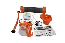 Camco RHINO Portable RV Tote Waste Tank Kit Complete Accessories New Open Box