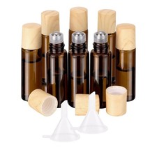 Newzoll 5mL(1/6 Oz) Amber Glass Roll On 15 x 57mm/0.59 x 2.24",