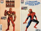 (2 Pack) Iron Man 3 & Amazing Spider-Man 64 Bengus Marvel vs Capcom Variant Set