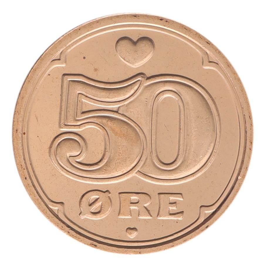 Denmark 50 Ore, 2022, KM #866, Mint | eBay