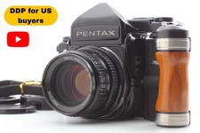 ALL Late N MINT w/ Grip Pentax 67 TTL Body SMC P 105mm f/2.4 Lens From Japan