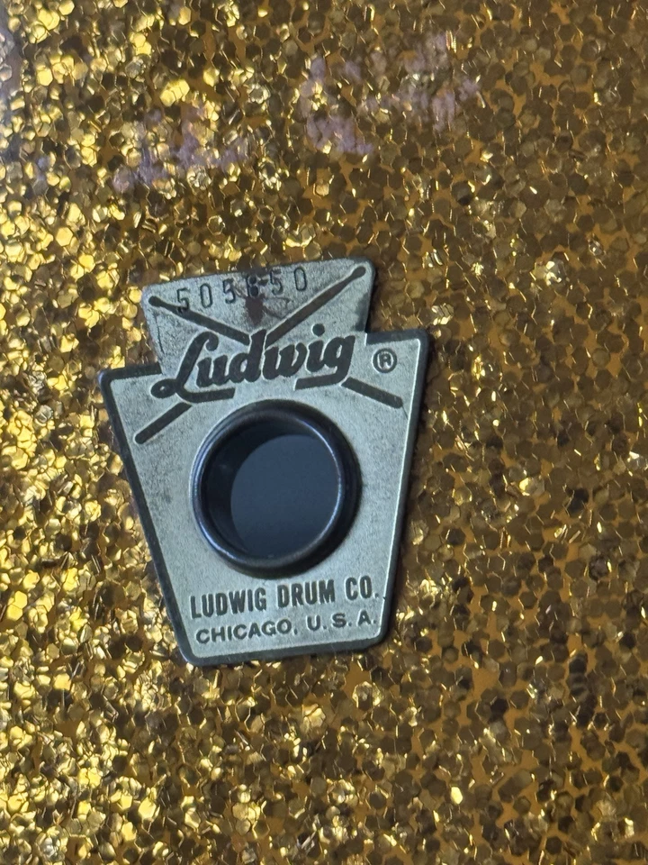 Ludwig Pioneer Gold Sparkle Snare 1967 Vintage Excellent Condition - Image 2 of 4