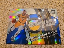 2021-22 Donruss Optic Russell Westbrook 14 Express Lane Blue  Holo Prizm /85