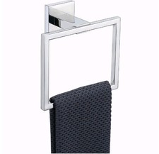 Polished Chrome Finished Bathroom Towel Holders for Wall Mount Stainless Steel