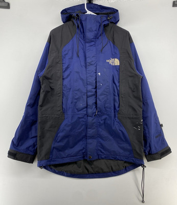 Vintage 90s The North Face Jacket Mens Small Blue Mountain Gore-Tex Windbreaker