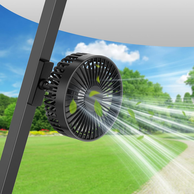 #ad #ad 3 Speed Portable Magnetic Golf Cart Fan 360 Degree Adjustable USB C Rechargeable $25.98