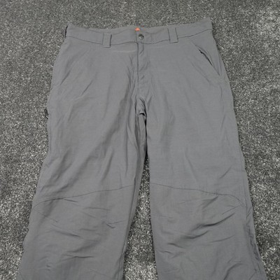 Columbia Omni Heat Hose Grau Größe W36 L32 Herren Silberfutter
