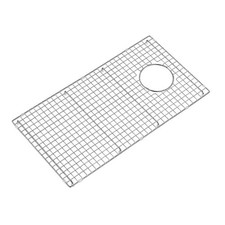27 in. x 14 in. Side Drain Sink Protector with Supersoft Silicone Feet in 304...