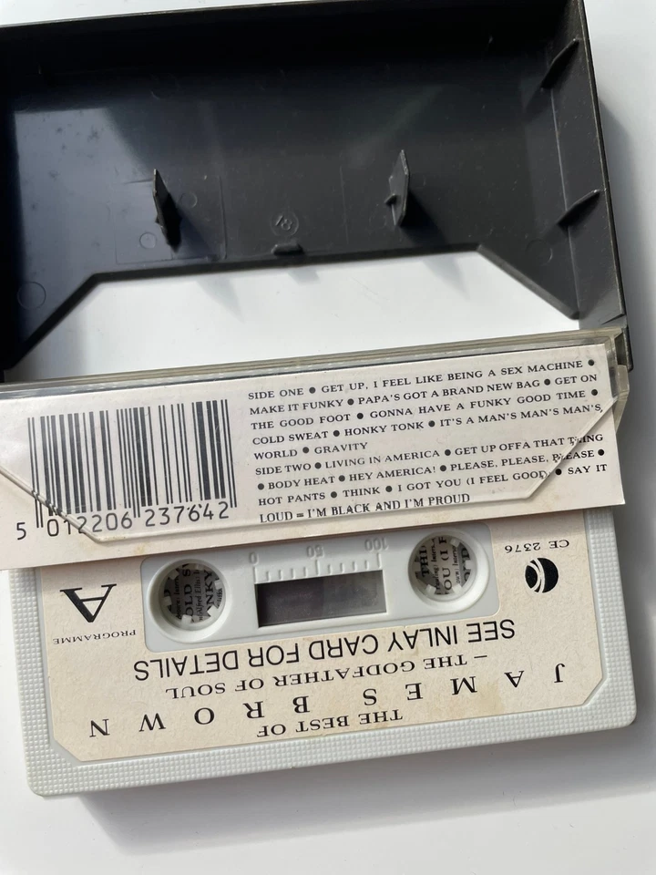 James Brown-The Best Of James Brown The Godfather Of Soul K-tel  1987 Cassette - Image 3 of 4