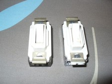 2 x MK Grid Switch  - 5a One Way Old Style Grid Toggle Switch  Used RARE