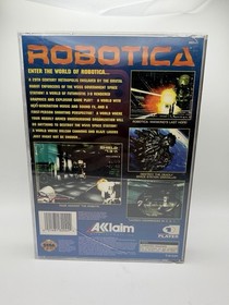 Robotica (Sega Saturn, 1995) CIB Complete In Box /w Registration Card TESTED
