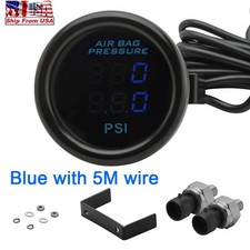 Car Suspension Gauge Kit 2inch 52mm Air Ride Air Pressure Gauge Set With Sensors Car Suspension Gauge Kit 2inch 52mm Air Ride Air Pressure Gauge Set With Sensors