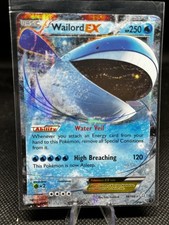 Pokémon TCG Wailord-EX Primal Clash Holo Card 38/160 EX Rare 2015