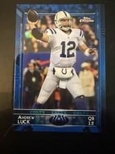 2015 Topps Chrome Andrew Luck #6 Colts Blue Refractor #/199