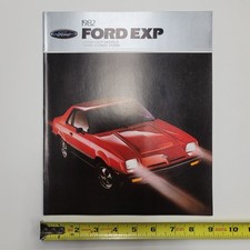 1982 Ford Exp Sales Brochure Catalog Coupe 1.6l Cvh Engine Specs Features Data