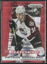 2013-14 Panini Prizm Patrick Bordeleau Prizms Red Pulsar RC #226 Avalanche