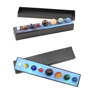 Sonnensystem acht Planeten Deko Kugeln Kugel für Schreibtisch Büro Tischplatte