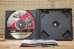 Dragon Force 1 no manual edition w/copid map Sega Saturn SS Japan VG!