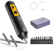 Cordless Screwdriver Rechargeable – Compact Battery Operated Electric Screw Dr