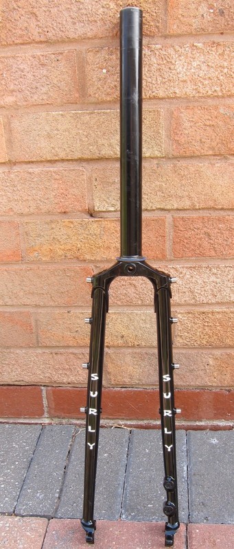 Surly Disc Trucker Fork 26" for Thru Axle Black with Uncut 1-1/8" Steerer