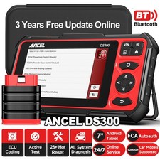 Ancel Ds300 Bidirectional Obd2 Scanner All System Car Diagnostic Tool Ecu Coding