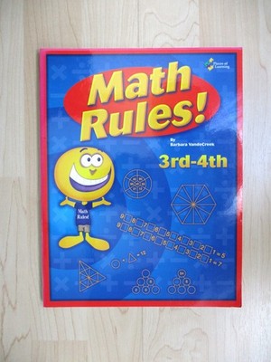 Math Rules for 3rd-4th Grade, 25 Week Enrichment Challenge by Barbara VandeCreek