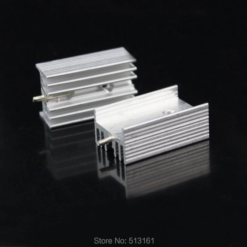 500 PCS/lot 25x15x10mm Aluminum Heat Sink Cooler TO-220 TO220 Extrusion Heatsink - Image 4 of 4