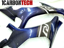 BLUE HYBRID CARBON FIBER SIDE FAIRINGS 2015-2016-2017-2018-2019 YAMAHA YZF R1