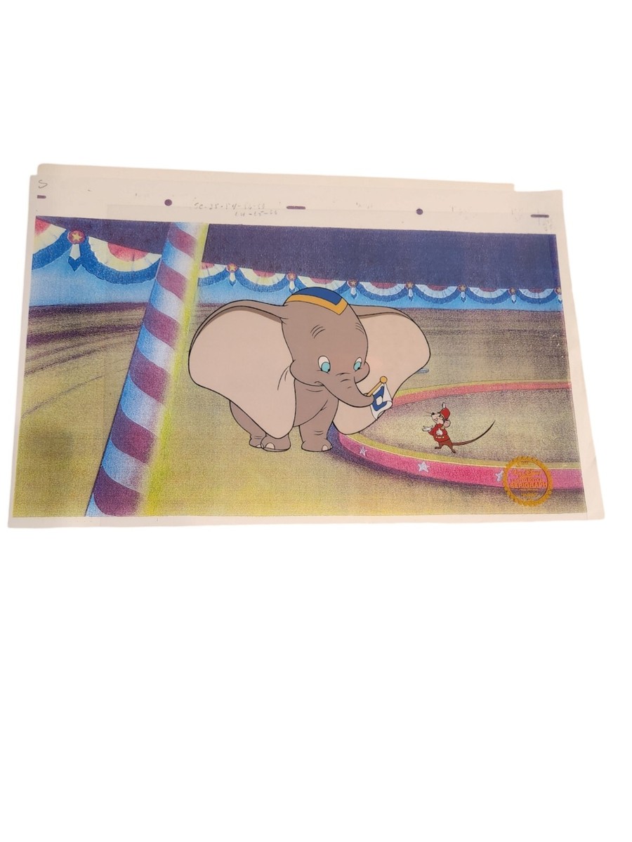 Disney DUMBO Vintage 1941 Limited Edition Serigraph Cel 17