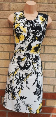 yellow floral bodycon dress
