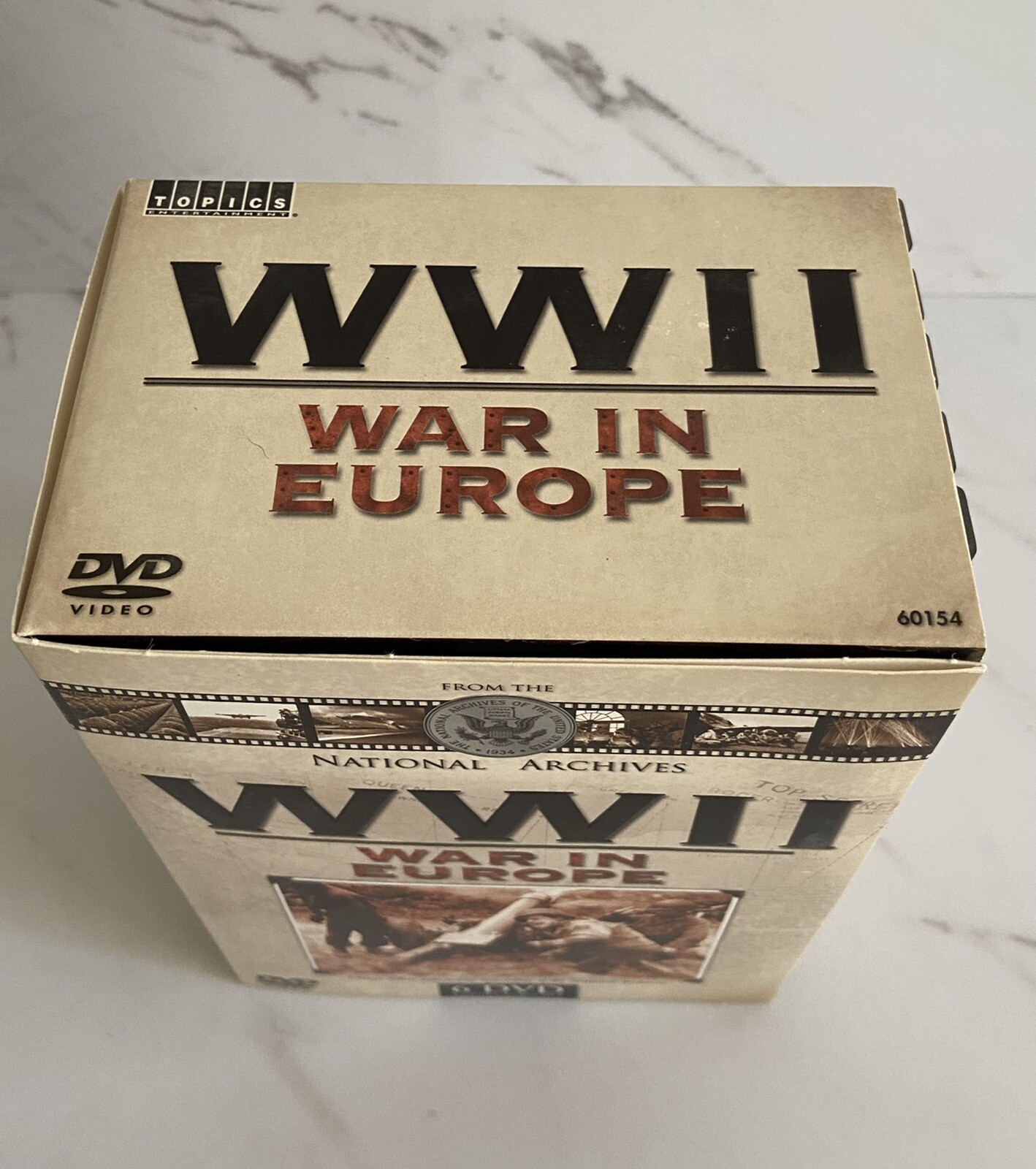 WW2 DVD Set 6 Disc NIP National Archives War In Europe World War II