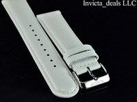 Invicta Lupah Genuine Leather 24mm White Replacement Strap Authentic Invicta Lupah Genuine Leather 24mm White Replacement Strap Authentic