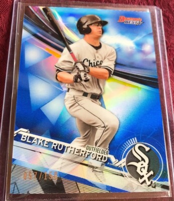 Blake Rutherford Staten Blake Rutherford 2017 Bowman's Best Top Prospects Blue Refractor #TP29 ...