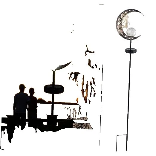 Estatuas de adornos y al aire libre de hierro blanco