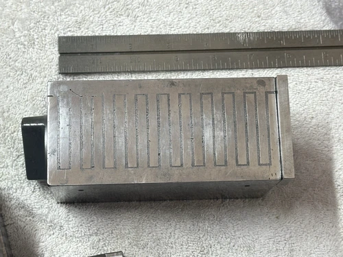 Brown & Sharpe 255 Machinist Magnetic Block W/ Magnatic Transfer Blocks, V Block