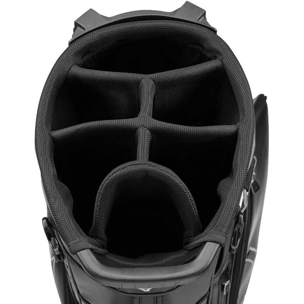 MIZUNO TOUR STAND GOLF CARRY BAG / 6 WAY PREMIUM PU LEATHER MIZUNO TOUR STAND GOLF CARRY BAG / 6 WAY PREMIUM PU LEATHER