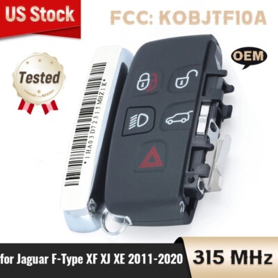 OEM Smart Key for 2011 -2020 Jaguar F-Type XF XJ XE Remote Fob 315MHz KOBJTF10A