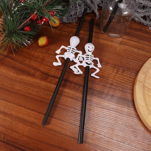 Halloween Pumpkin Straw Ghost Straw Halloween Decoration Straws for Home party - Picture 8 of 15